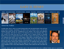 Tablet Screenshot of garydhenry.com